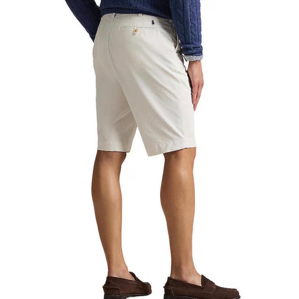Polo Ralph Lauren Big & Tall 52B Deckwash White Classic Fit Chino Shorts 10” EUC